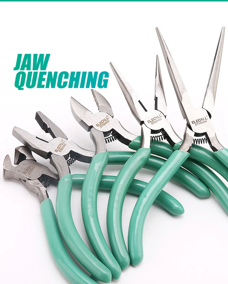 

ELECALL Mini pliers diagonal long nose plier wire cutter jewellery cable cutting