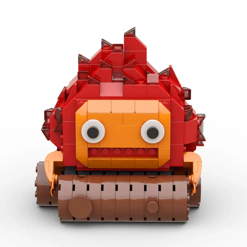 Фото Идеи Bricklink, Япония, аниме, движущиеся замки, огонь, демон, Calcifer, креативный эксперт, архитектура, строительные блоки, игрушки, подарок для детей №5