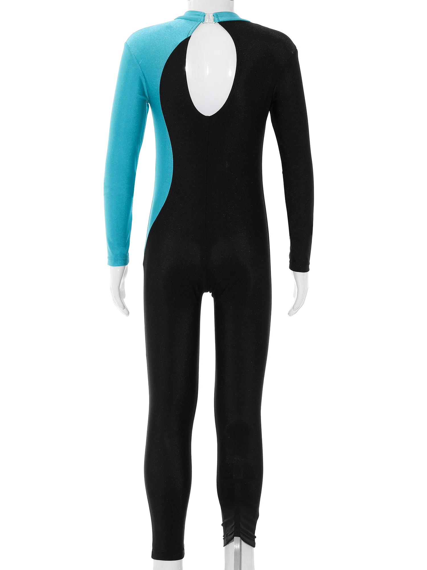 Детский гимнастический комбинезон для девочек одежда балета и танцев блестящий