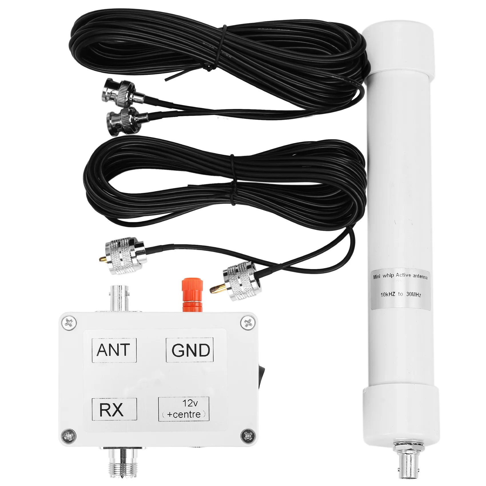 Активная антенна от 10 кГц до 30 МГц Mini Whip Hf Lf Vlf Vhf Sdr Rx с портативным кабелем