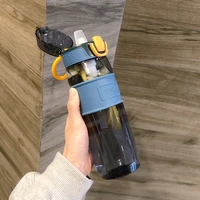 550700800ml water bottles 18 523 527 oz sports water cup male fitness water bottle straw cup large capacity anti fall water
