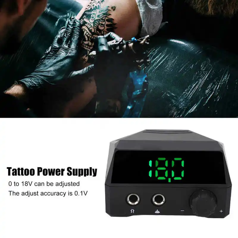 

Блок питания для тату с ЖК-экраном, 2 режима работы с педалью, 90-265 в