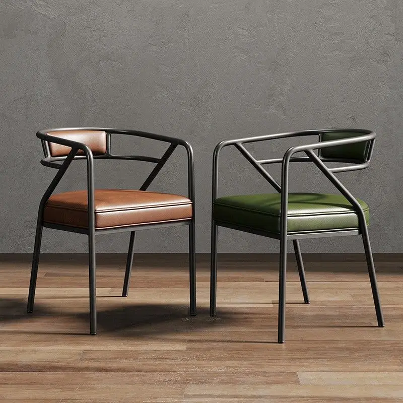

Стул в стиле индастриал Американский Железный художественный стул для кафе бара минималистичный дизайнерский Повседневный креативный стул в стиле лофт ретро для столовой