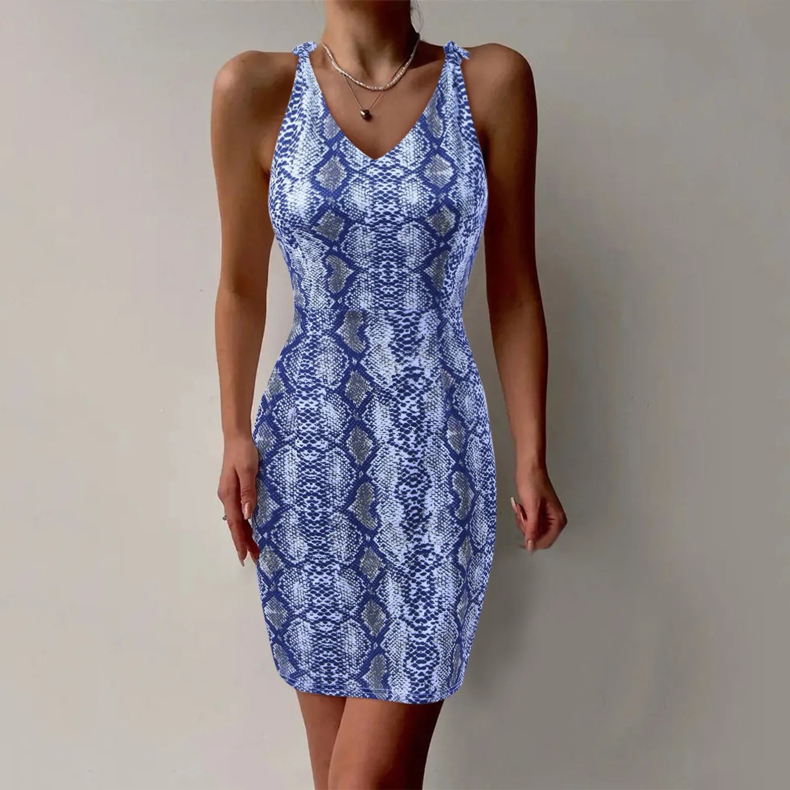 

Длинные женские платья с рукавами, Женские Элегантные платья с V-образным вырезом и регулируемыми бретельками на молнии, платья для официал...