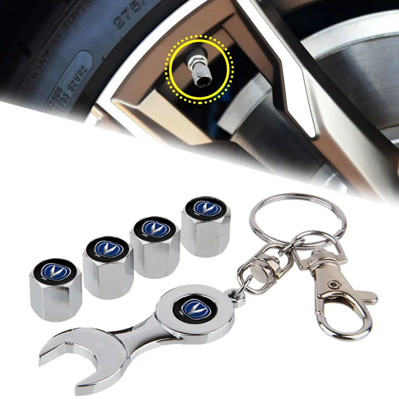 1 шт. колпачок клапана автомобильной шины с гаечным ключом брелок инструмент для