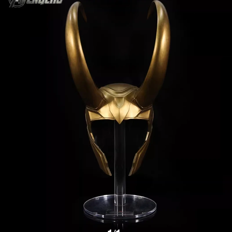 Набор шлемов и скипетров Marvel Avengers Loki 1:1 с щитком Cosmic Cube светодиодной подсветкой на