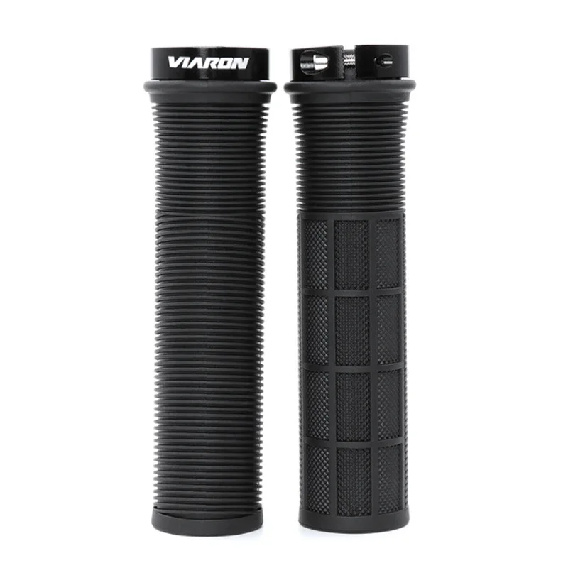 

Bike Shock Absorber Single Lock Handle Set Bicycle Riding Equipment Wear-resistant TPR Mountain Bike Handlebar Grips Bicycle