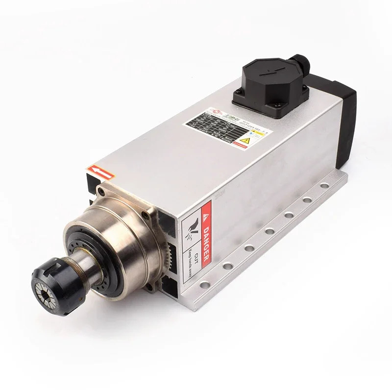 Мощный квадратный шпиндель ЧПУ GDZ ER32 18000 об/мин с воздушным охлаждением