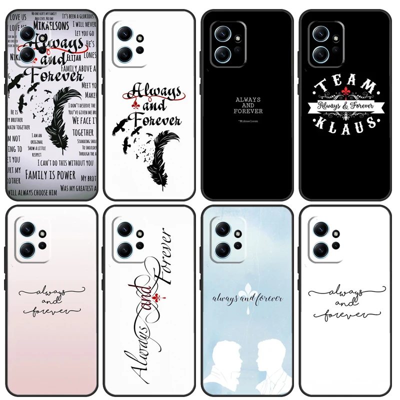 Дневники вампира Always and Forever для Xiaomi Redmi 12 9C 10C 12C 13C чехол Note Pro 11 8 9 10 9S 10S 11S 12S