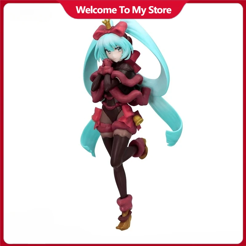 Фото В наличии натуральная певица Vocaloid Hatsune Miku Exc∞d креативная фигурка SweetSweets Noel Raspberry 21 см модель игрушечные фигурки подарок №1