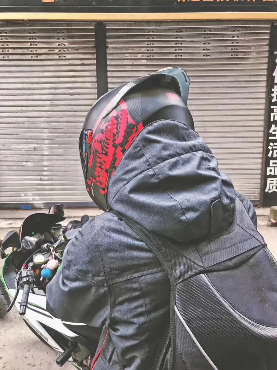 Фото Аксессуары для мотоциклов, спойлер для хвоста шлема, Cascos Para Moto для K1, спойлер для крепления хвоста шлема Capacete De Moto, детали мотошлем №5