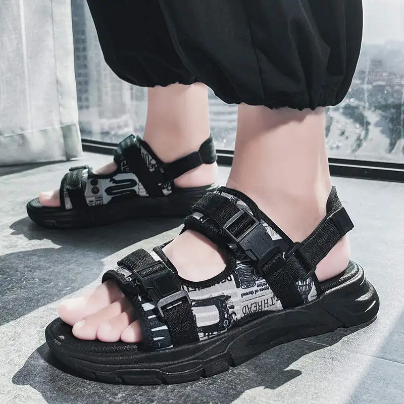 

Man Sandal Ete 2021 Flip Flops Man Joging Casual Leatherette Shoes Homre Men's Sneaker Designer Luxury 2021 Tennis Dropshipping