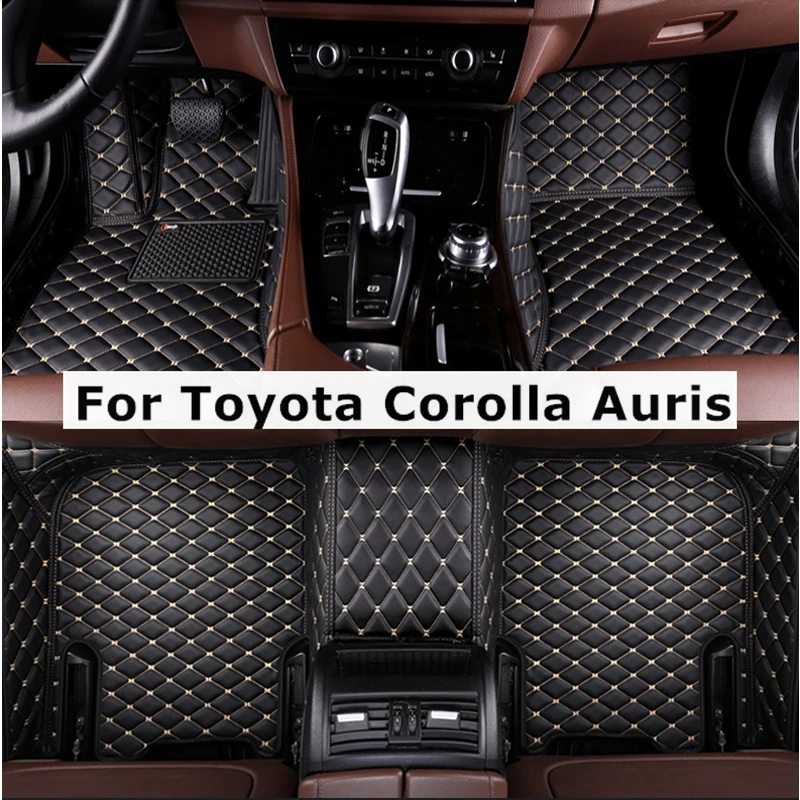 

Автомобильные коврики для Toyota Corolla Auris, коврики для автомобиля, Аксессуары для ног, однотонные, со стразами