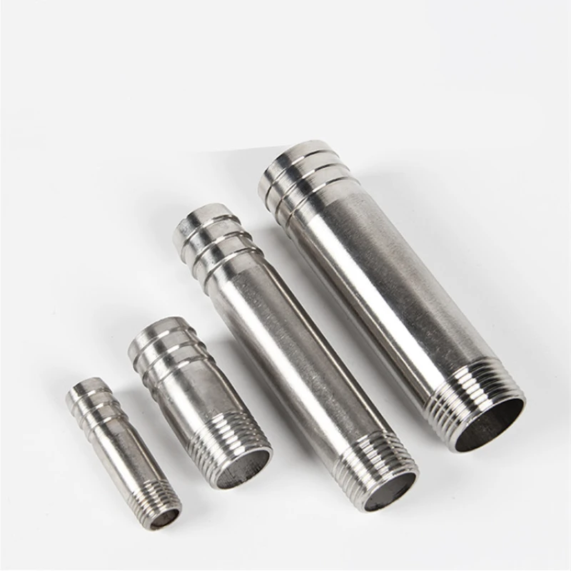 

hose fittings connector DN8 DN10 DN15 DN20 DN25 DN30 DN35 DN40 304 Stainless steel Pagoda barb pipe