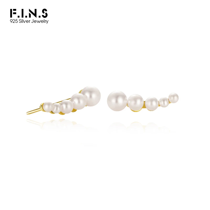 

Серьги-гвоздики женские из серебра 100% пробы с жемчугом