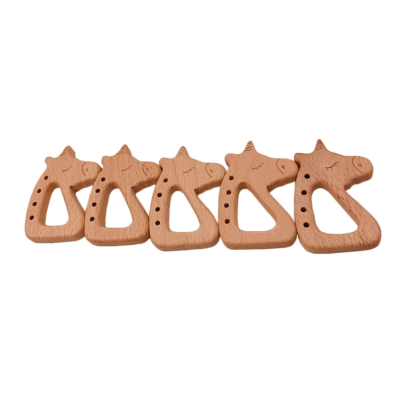 ABCPICK 10 шт. деревянный прорезыватель животные буко прорезывание зубов