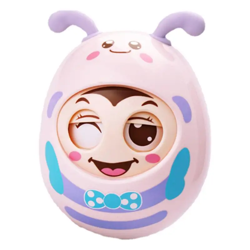 

Baby Toys Rattles Toy Roly Poly Tumbler Toy Nodding Moving Eyes Learning Education Toys Newborn Teether Toys Gifts For Children