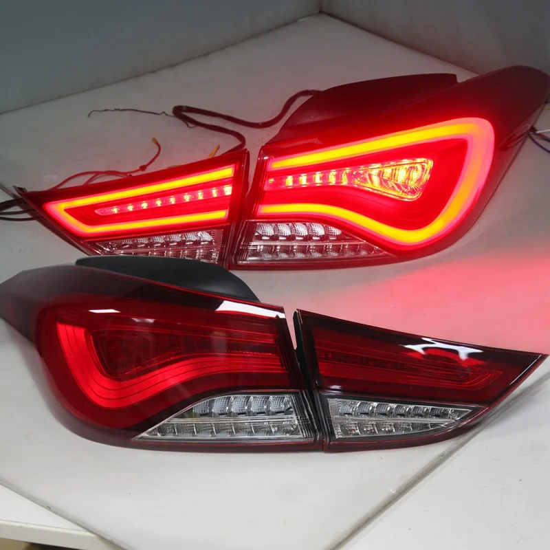 

Полный светодиодный задний фонарь Assy Avante i35 Elantra 2012-2017 года красный цвет и черный цвет WH для Hyundai