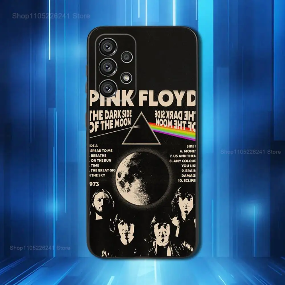 Фото Ремешок P-Pink F-Floyd Cool для Samsung Galaxy A53,31,52,72,41, Note, J7,8,9,5G,22,73,32,71, мягкий черный силиконовый чехол №4