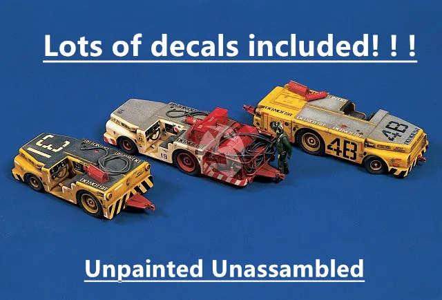 48041# 1/48 Resin Model Airport Service Vehicle (3 car and 2 decal included) Unpainted Unassambled | Military Action Figures
