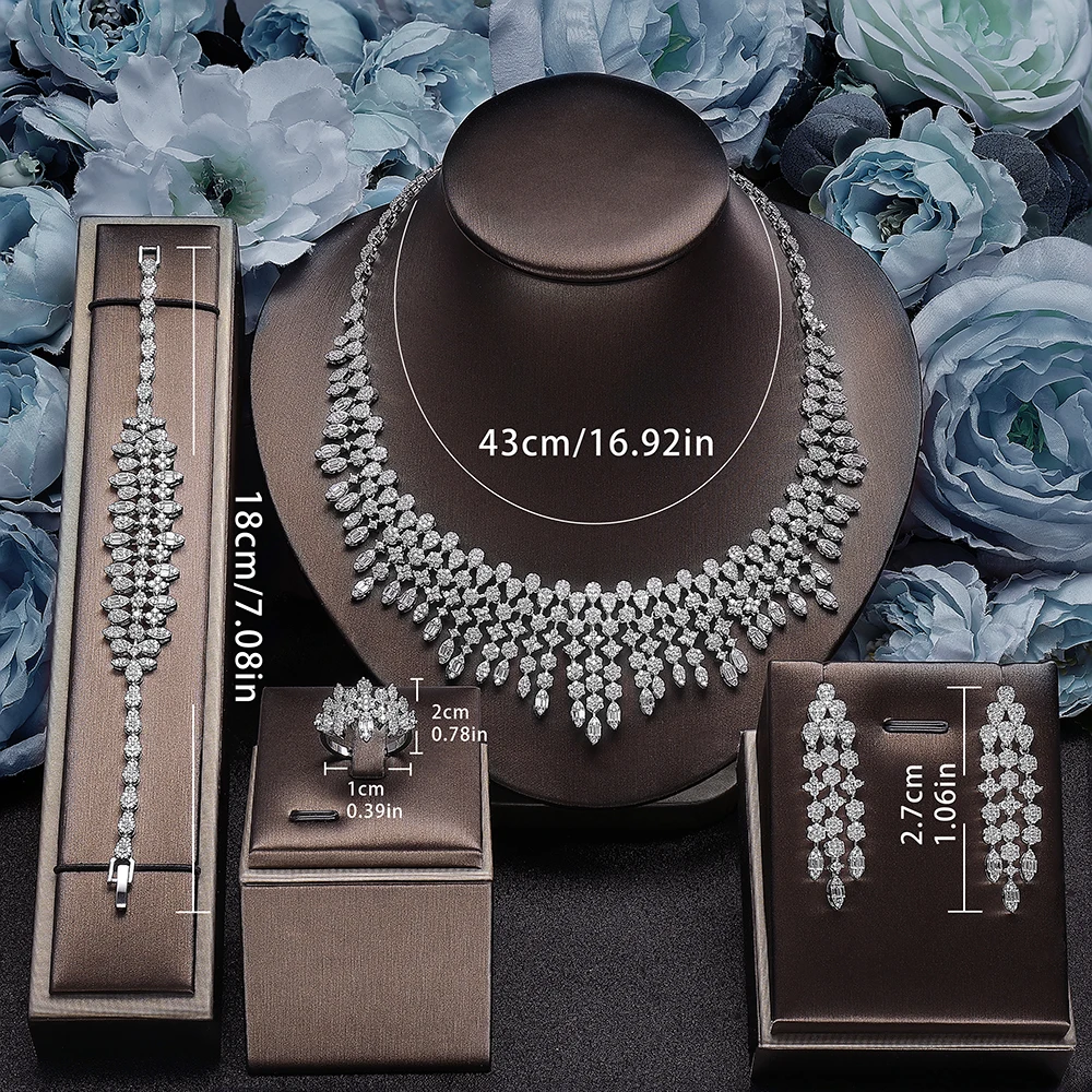 Новинка 2024 комплект свадебных украшений из 4 предметов в африканском стиле