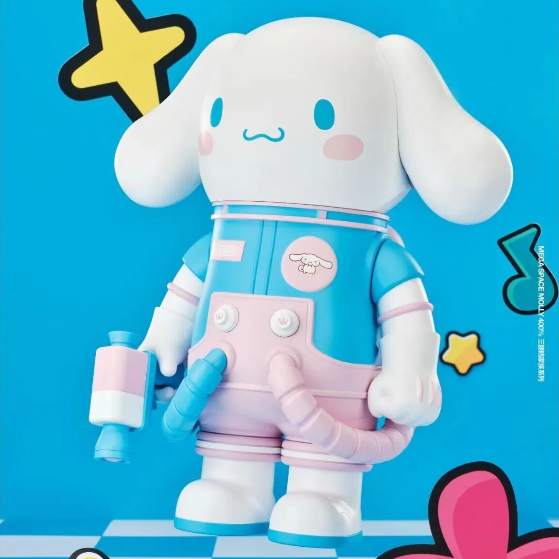 Оригинальная аниме-фигурка Mega Space Molly 400% персонажи Sanrio Hellokitty Cinnamoroll Melody Kuromi Pochacco Pom