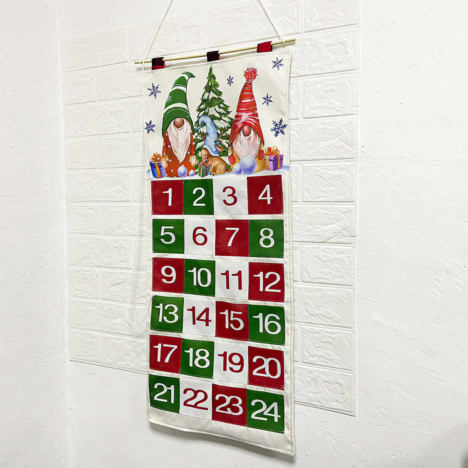 

Faceless Old Man 24 Days Advents Calendar For Christmas Personalized Holiday Counting Calendar For Home Decor