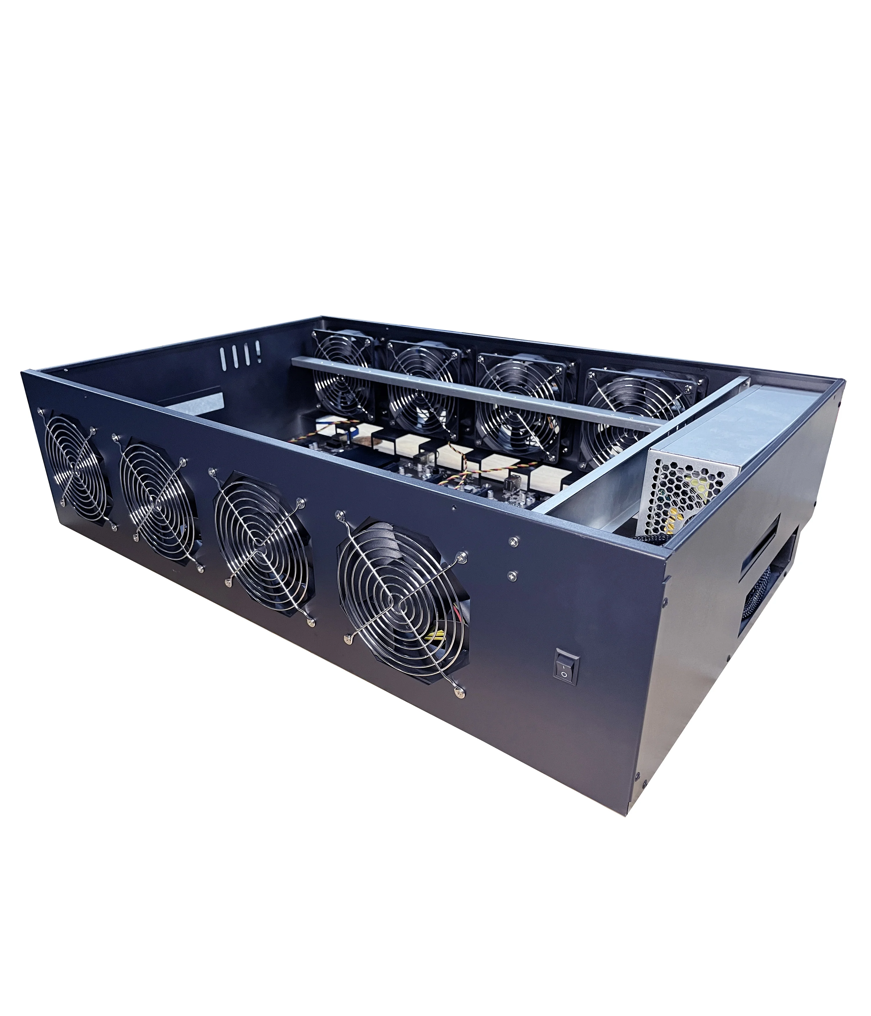 

Mute platform frame computer chassis 8GPU power supply 2000w with memory CPU