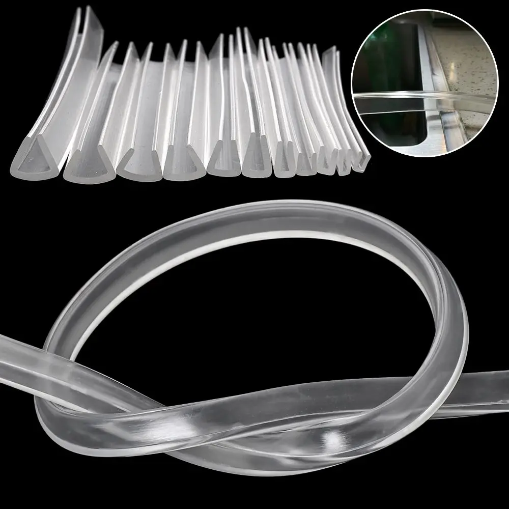 

Useful Rubber U-Shaped Multiple Size Edge Guard Strip Edge Banding Tape Shower Door Sealing Tape Glass Protector Trim