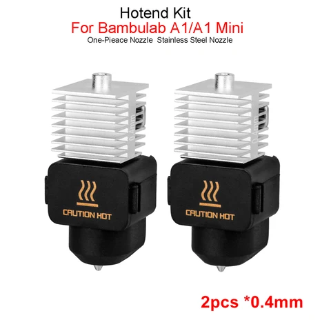 Hotend комплект Bambu Lab A1/A1 Mini  из нержавеющей стали 0,2/0,4/0,6/0,8 мм
