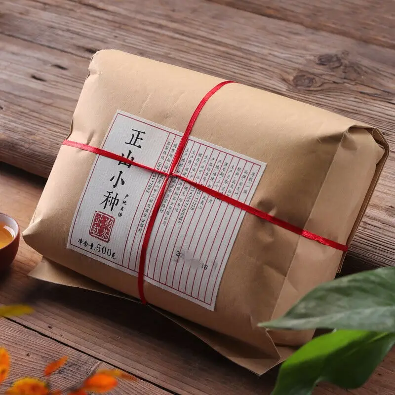 

2022 Lapsang Souchong Tea China Organic Black Tea Without Teapot Chinese Non-Smoked Zhengshan Xiaozhong No Tea Pot 500g