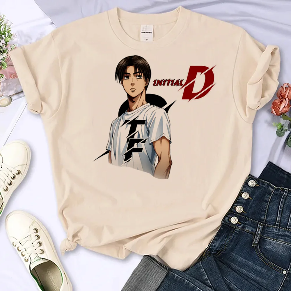 

Initial d t-shirts women funny t-shirts girl y2k clothing