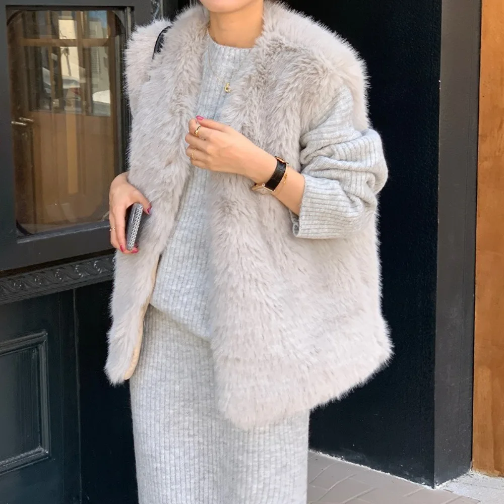 

Зимняя мягкая теплая плюшевая нательная рубашка пальто Женская вязаная юбка Топы осенний и зимний костюм для отдыха корейский нежный стиль