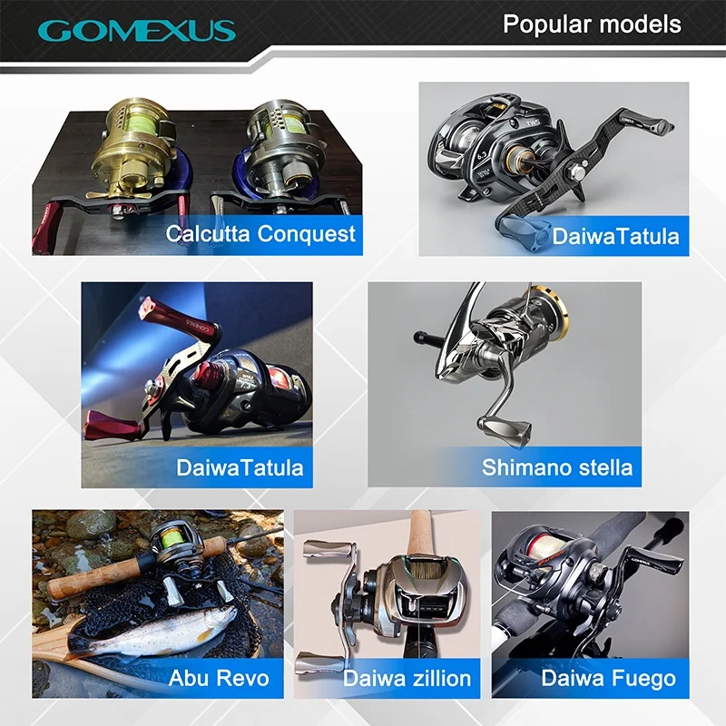 Ручка для спиннинга Gomexus 21 мм ульсветильник рыбалки Shimano Stradic FK FJ Antares Daiwa Freams LT -