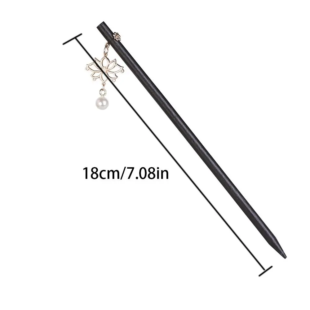 Шпилька для волос Hanfu в корейском китайском стиле с кисточками и цветами жемчугом