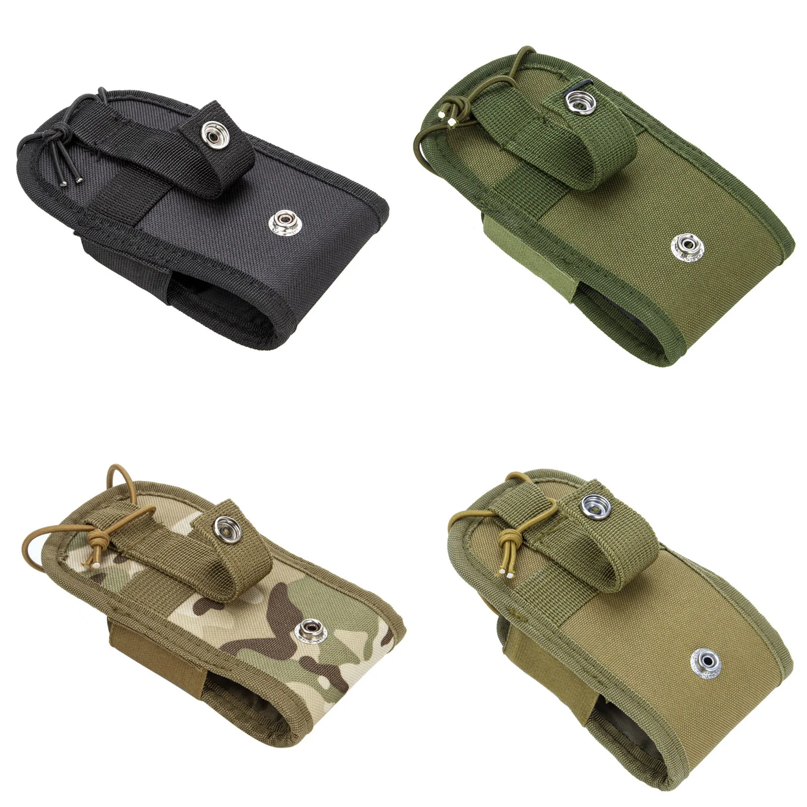 Tactical Radio Walkie Talkie Pouch Waist Bag Holder Pocket Portable Interphone Holster Carry Bag for Hunting Camping