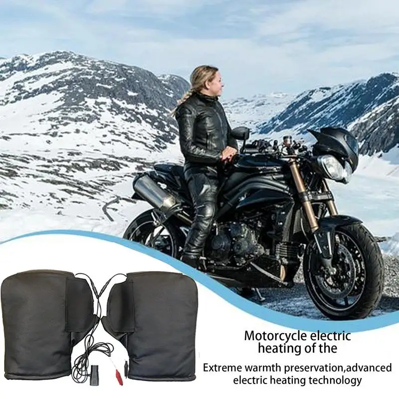Мотоциклетные варежки на руль с подогревом мотоциклетные ручки рукава
