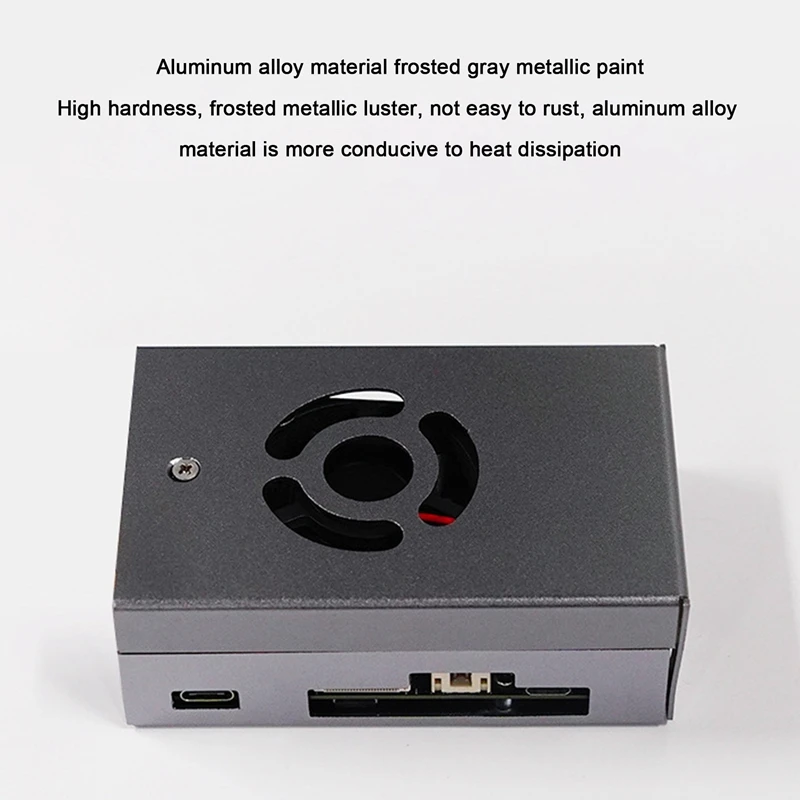 

NEW-Aluminum Alloy Shell+Cooling Fan For Horizon Rising Sun X3 Pie Development Board Cooling Shell Master Control Chassis