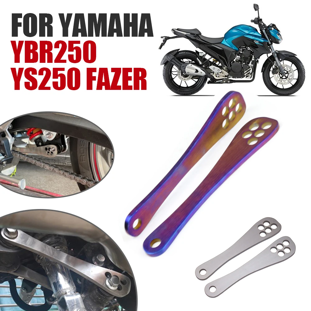 

For Yamaha YBR250 YS250 Fazer YBR 250 YS Motorcycle Accessories Lowering Links Rising Linkage Rear Suspension Cushion Lever Drop