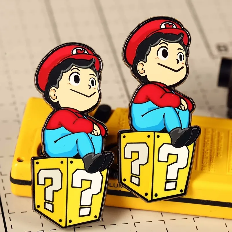 

Game Super Mario Series Anime Lapel Pins Backpack Jeans Enamel Pin Lapel Pins Badge Hats Clothes Backpack Decoration Jewelrygift
