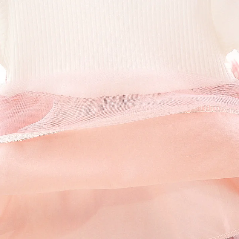 Летнее Лоскутное Сетчатое Платье Для Маленьких Девочек