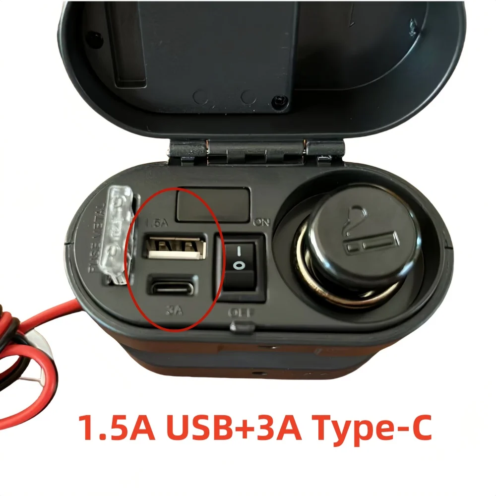 

Moto адаптер с двумя портами USB, многофункциональный источник питания, быстрая зарядка, прикуриватель, часы, вольтметр, аксессуары для мотоциклов