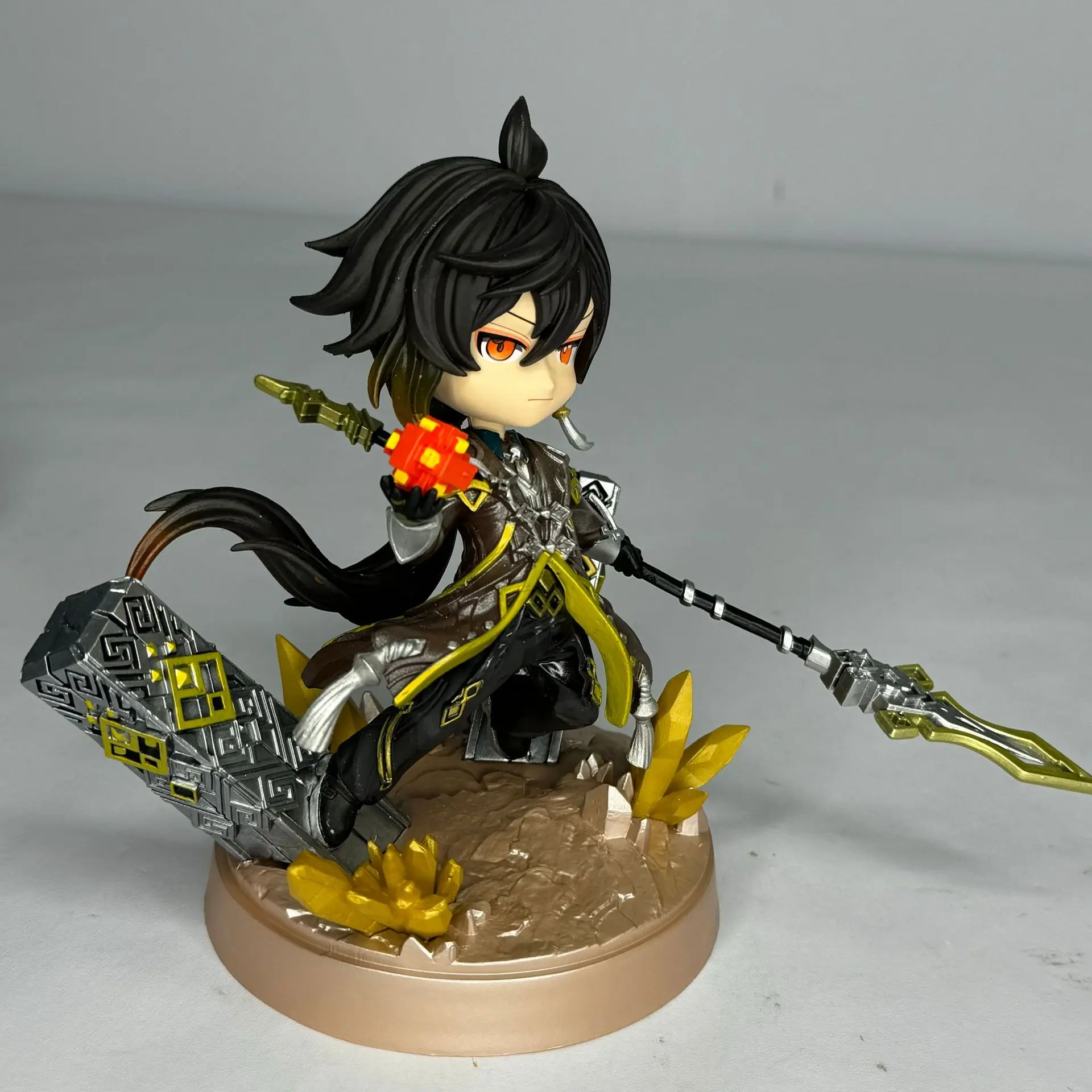 Фигурка Genshin Impact Zhongli Q версия экшн-фигурка GK красивая статуя коллекционная модель