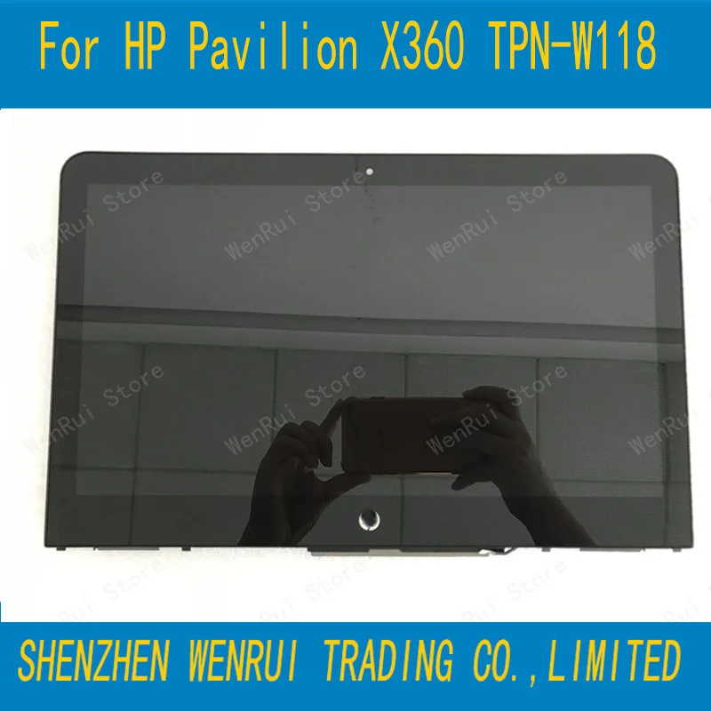 

13.3" for HP Pavilion X360 TPN-W118 LCD Display Touch Screen Digitizer Glass with Bezel Assembly 1366*768