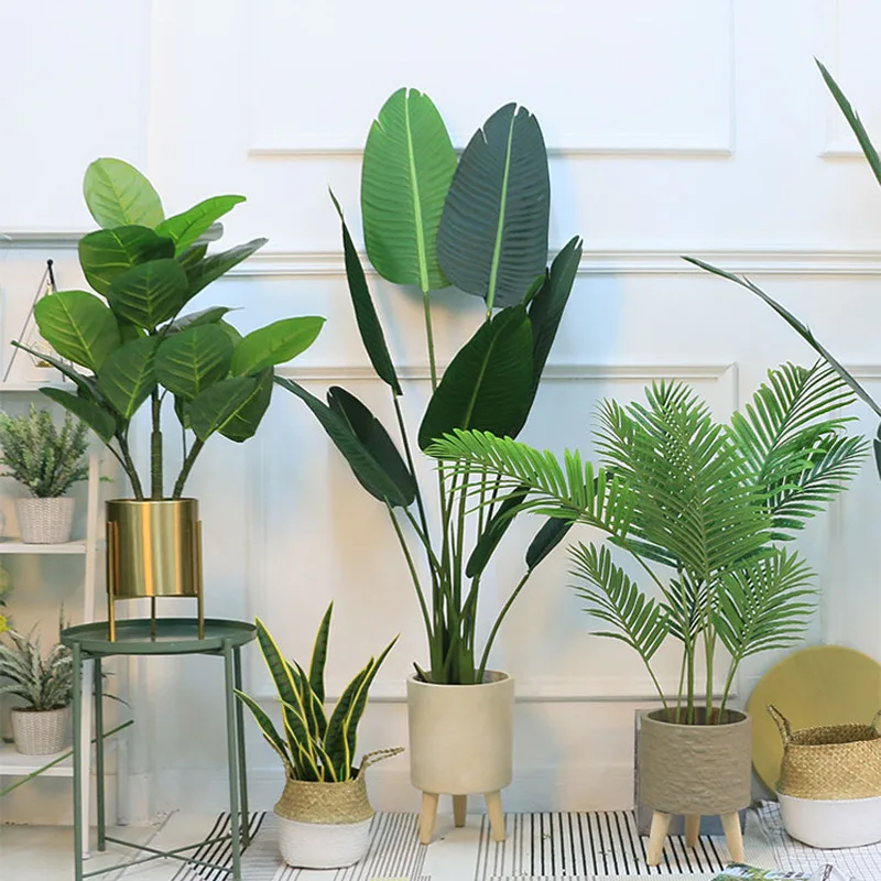 

160cm Greenery palm faux bird of paradise plant plastic skybird artificial traveler banana tree