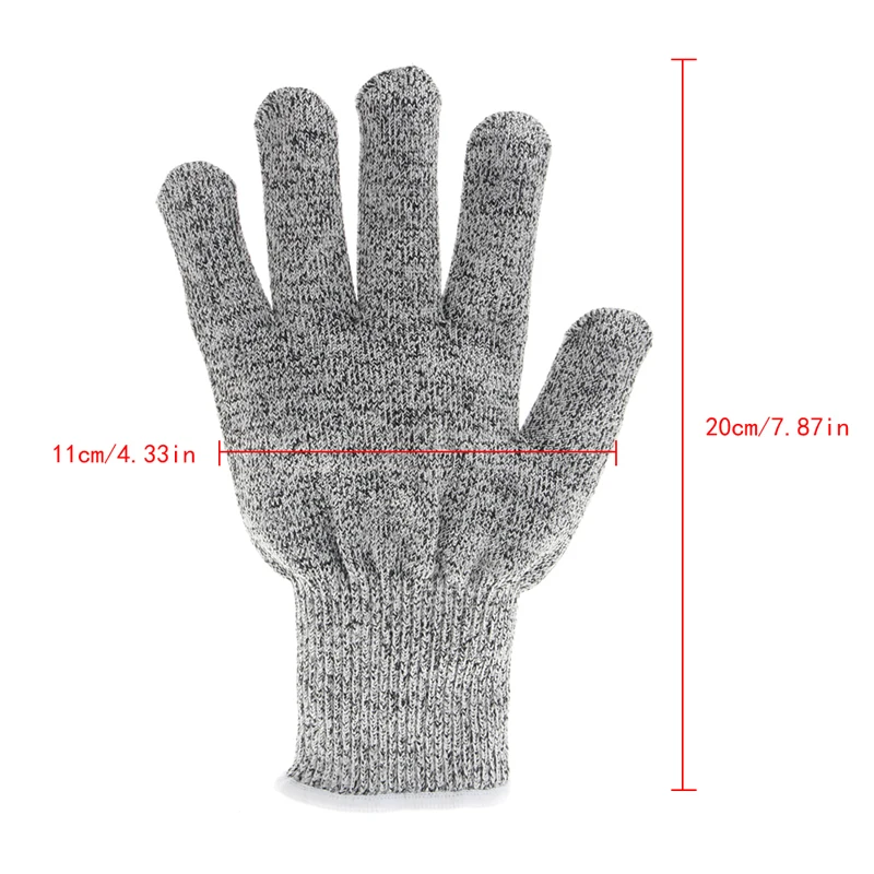 

1Pair Working Gloves Protective Cut-Resistant Anti Abrasion Safety Glove Outdoor