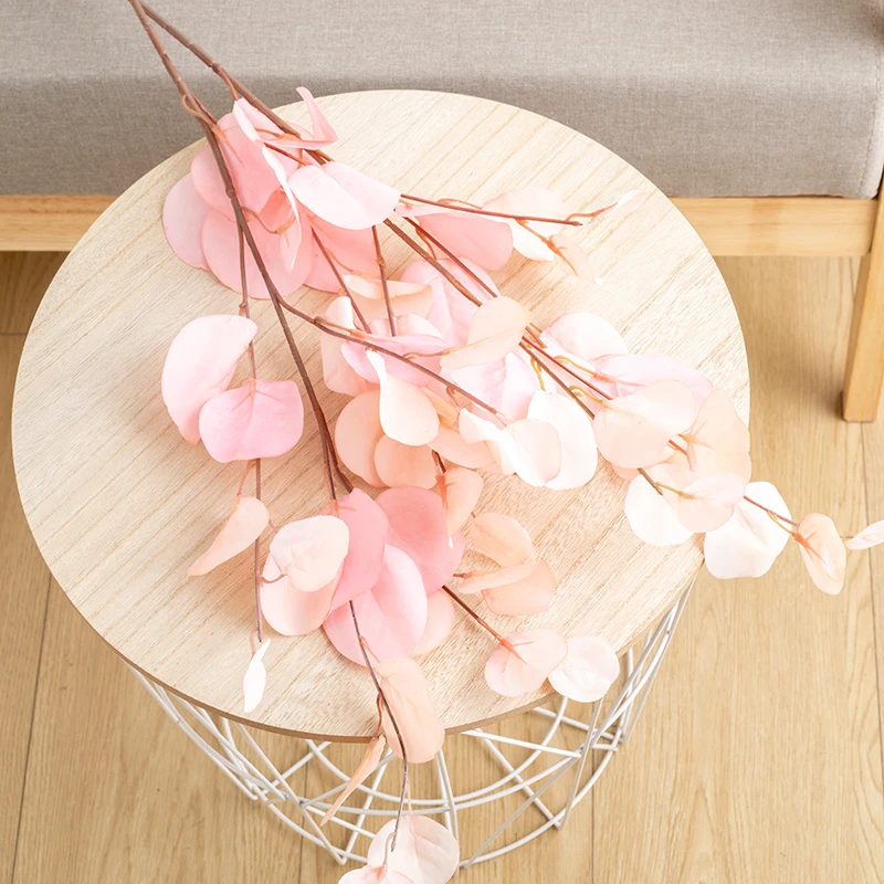 Искусственная Ветка Эвкалипта KaMaMaster Шелковый Лист И Яблоко Украшение Для