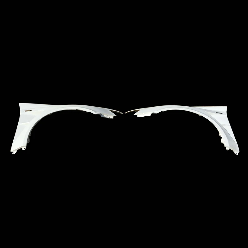 

For Mitsubishi Evolution X EVO 10 VRS Style Ultimate FRP Fiber Glass Front Fender With Appron +8mm Fiberglass Wheel Flare Arch