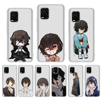bungo stray dogs phone case for redmi note 5 7a 10 9 8 plus pro 9a k20 for xiaomi 10pro 10t 11 capa
