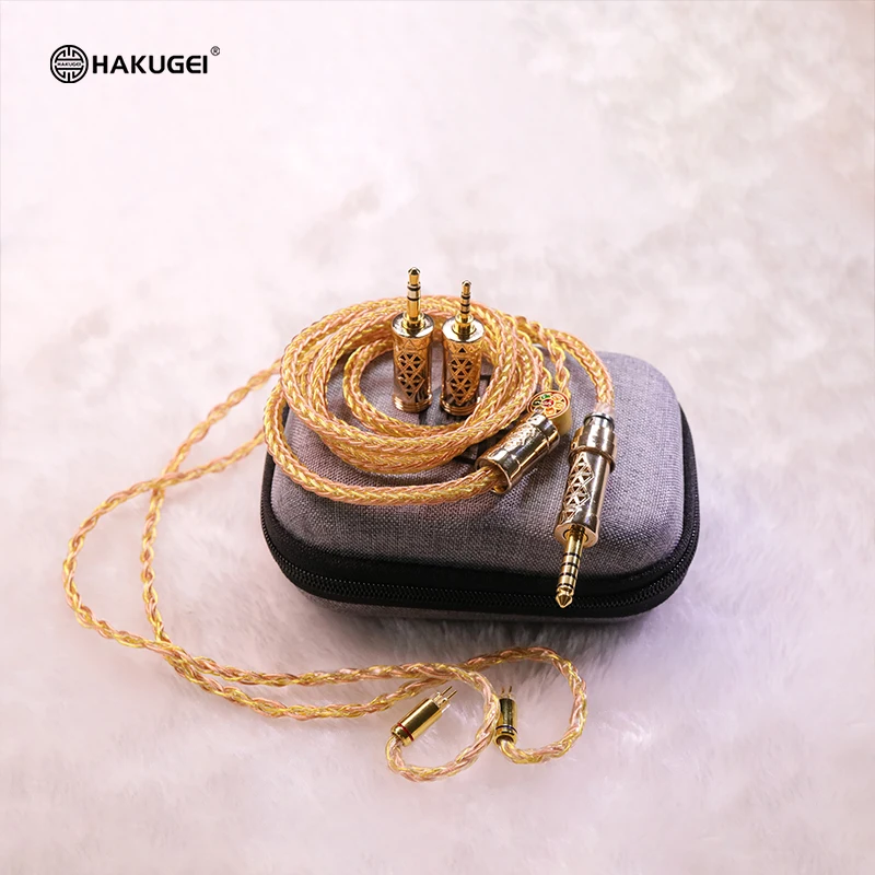 Golden Peacock Hi-Fi 3-в-1 переключаемая вилка позолоченная монокристаллическая медь и смешанный кабель 7n с монокристаллической медь хиф-обновление (art.: 3920c604ee850) - 3920c604ee850